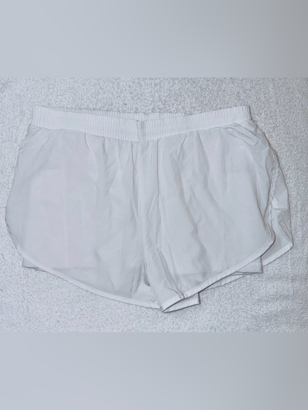 Victoria's Secret 2-in-1 Lined Running Athletic Active Track Shorts Dolphin Hem